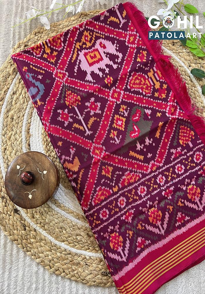 Single Ikkat Patola Dupatta