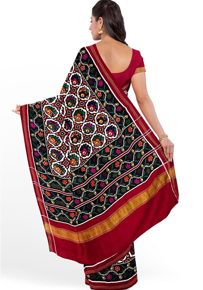 Double Ikkat Patola Saree