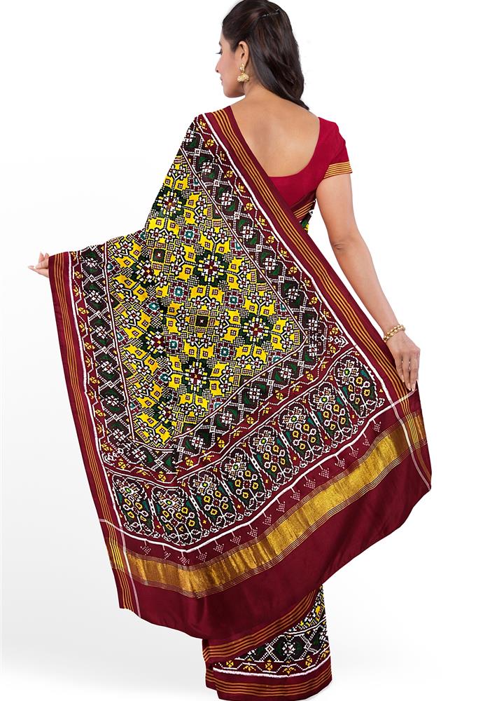 Double Ikkat Patola Saree