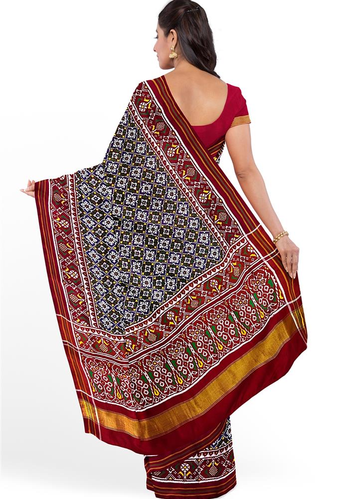 Double Ikkat Patola Saree