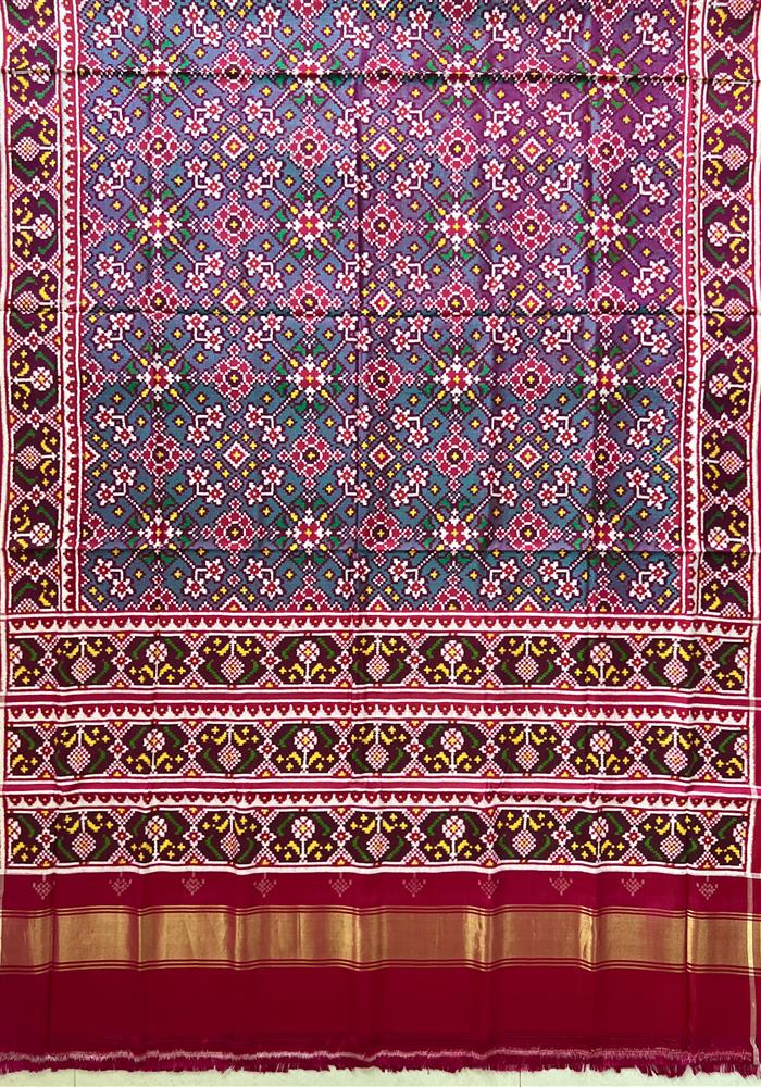Double Ikkat Patola Saree