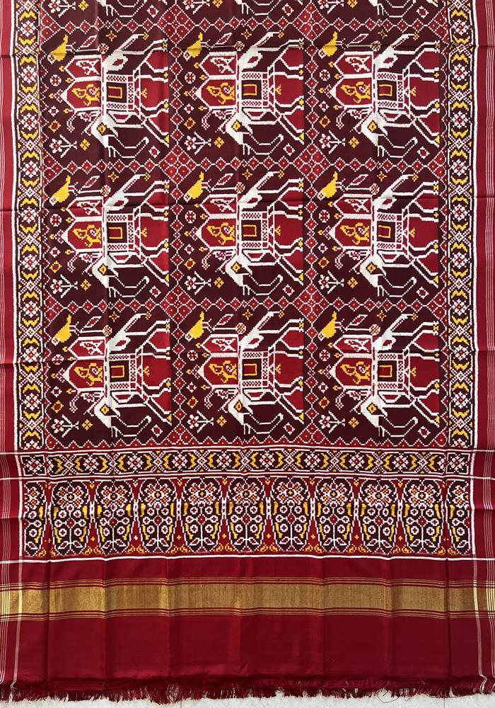 Double Ikkat Patola Saree