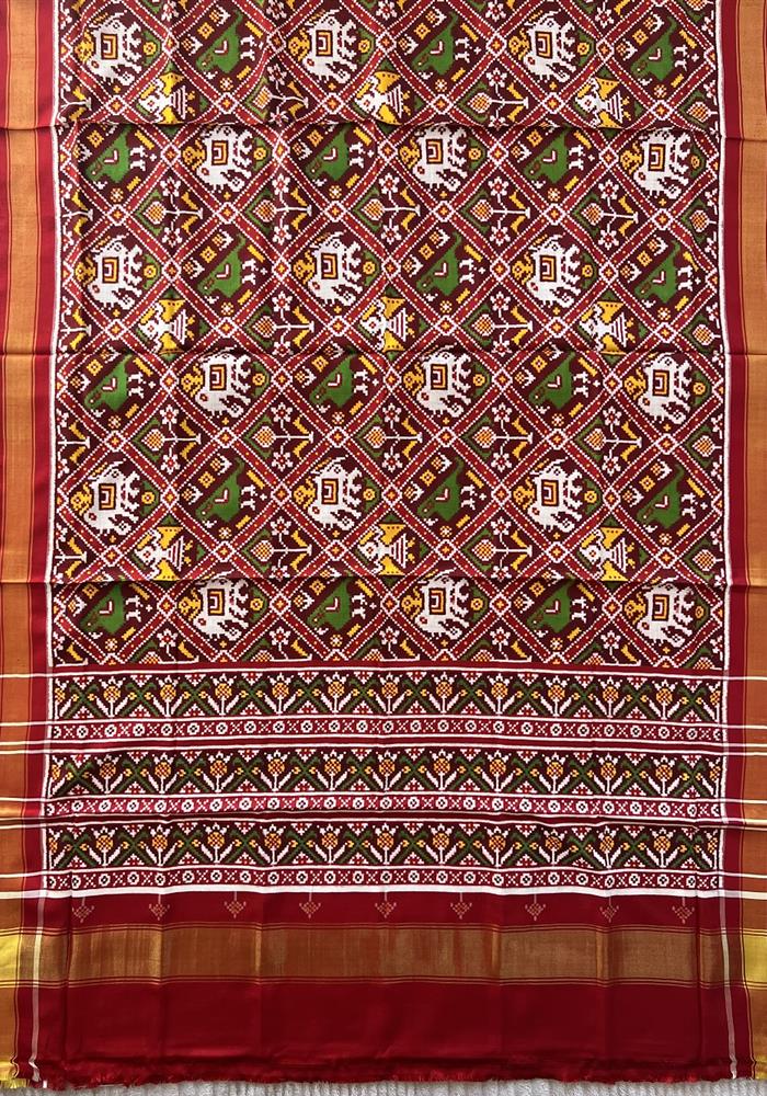 Double Ikkat Patola Saree