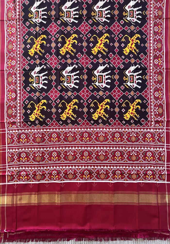 Double Ikkat Patola Saree