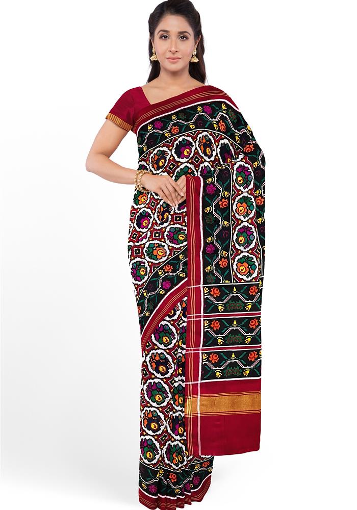 Double Ikkat Patola Saree