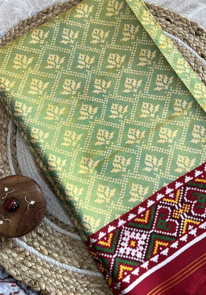 Double Ikkat Patola Saree