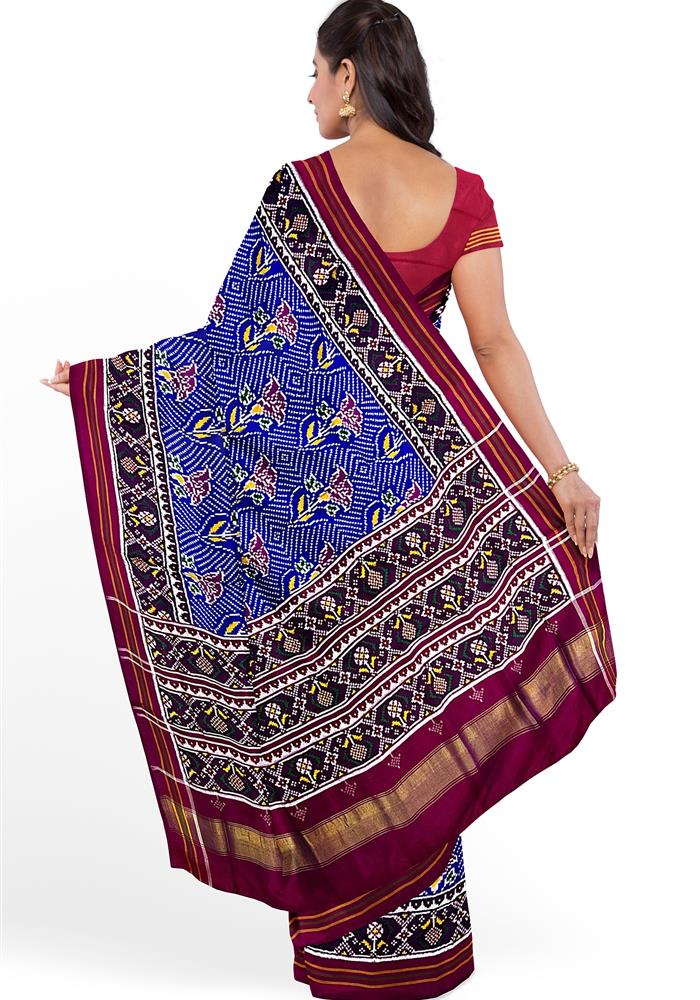 Double Ikkat Patola Saree