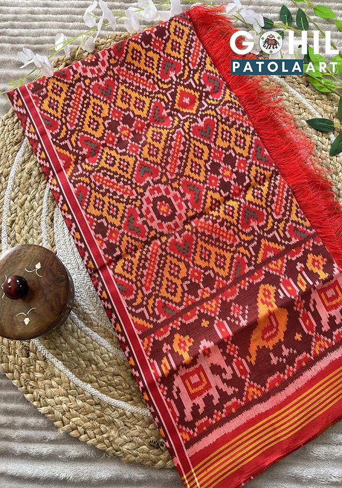 Single Ikkat Patola Dupatta