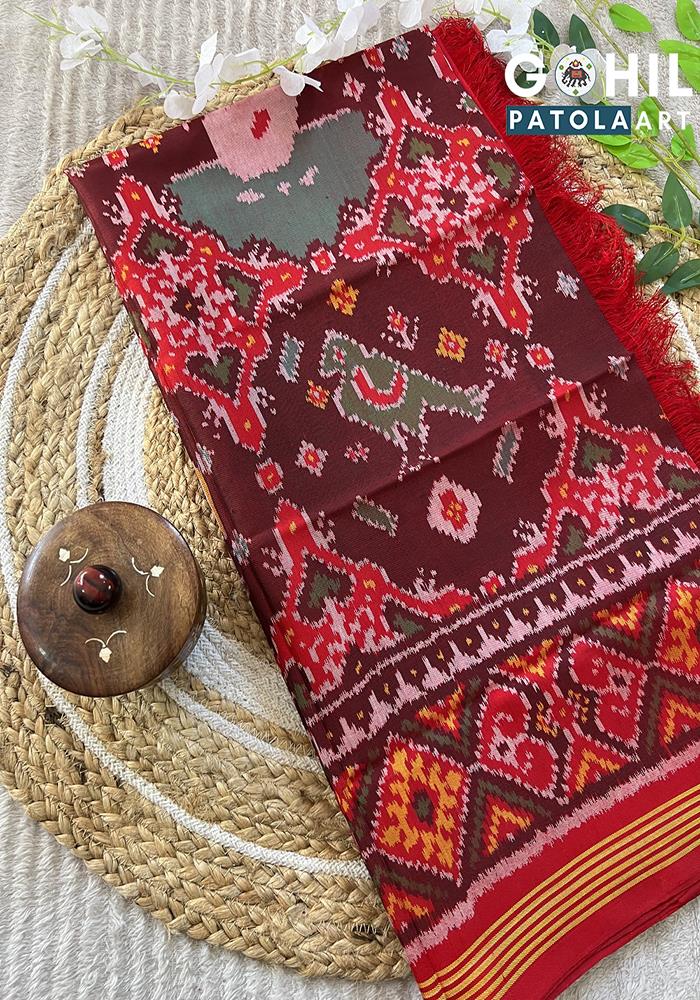 Single Ikkat Patola Dupatta