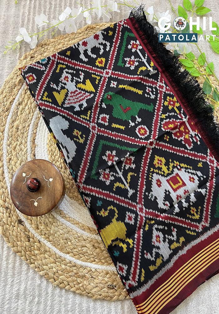 Single Ikkat Patola Dupatta