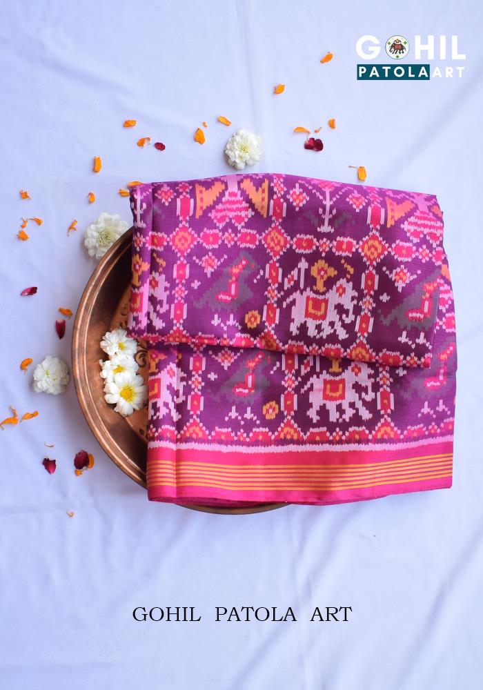 Single Ikkat Patola Saree
