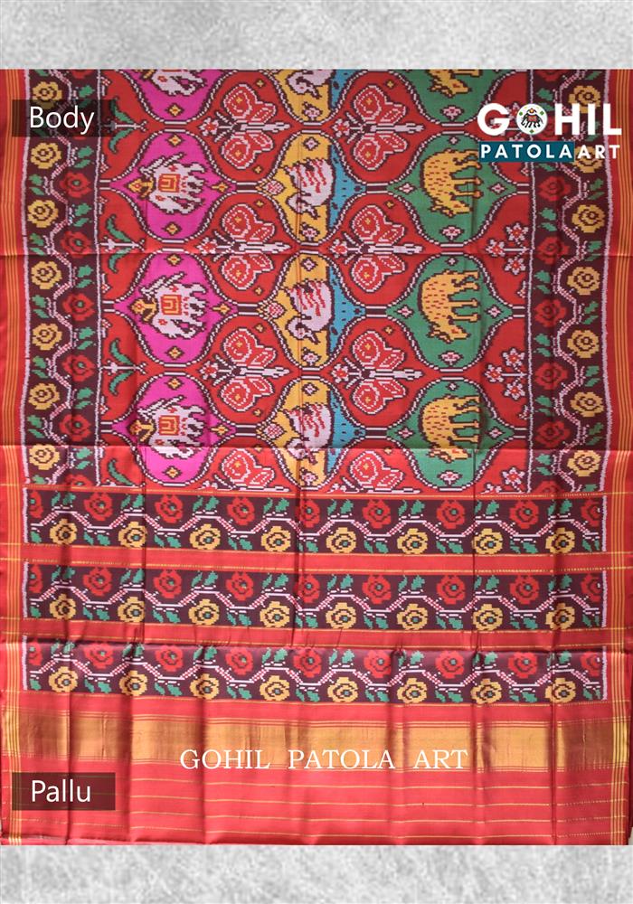 Single Ikkat Patola Saree