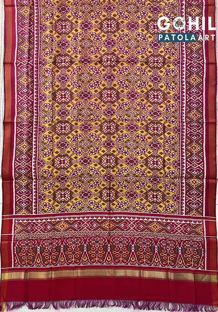 Twill Ikkat Patola Dupatta