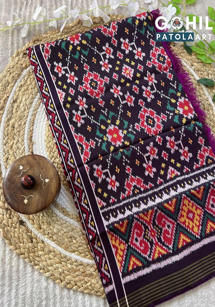 Twill Ikkat Patola Dupatta